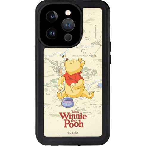 Disney Winnie the Pooh Hundred Acre Wood iPhone 15 Pro Waterproof Case